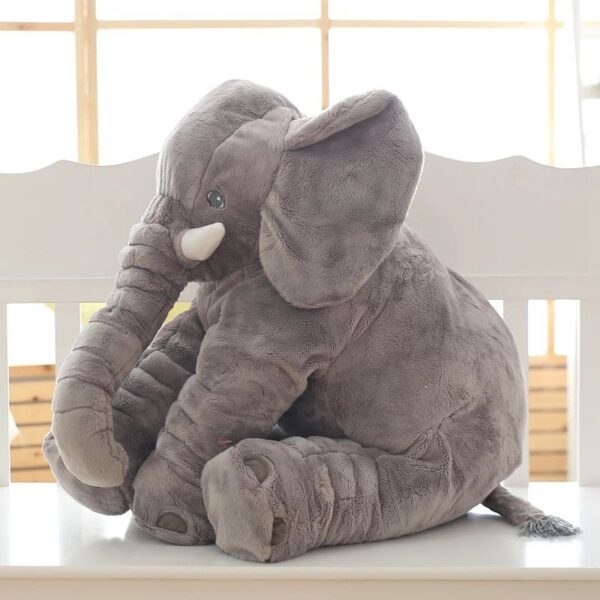 Soft Comfort Elephant Plush Toy  Accompany Sleeping Baby Sleep Child Pillow Leather Shell - Image 4