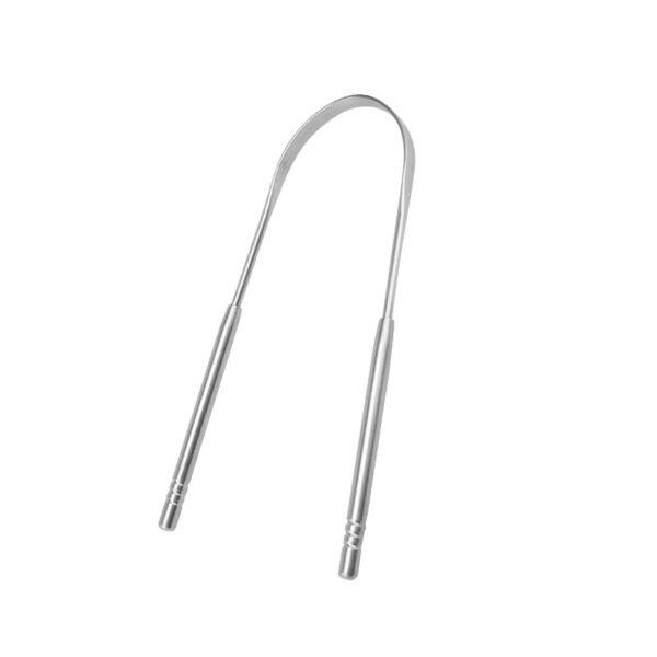 Stainless Steel Tongue Scraper - Image 3